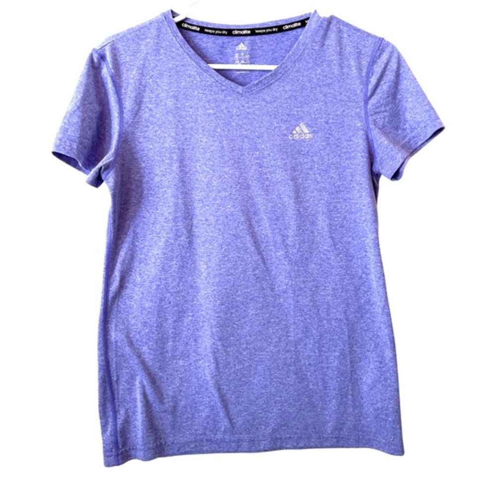 Adidas Climalite Lavender V-neck performance‎ T-shirt